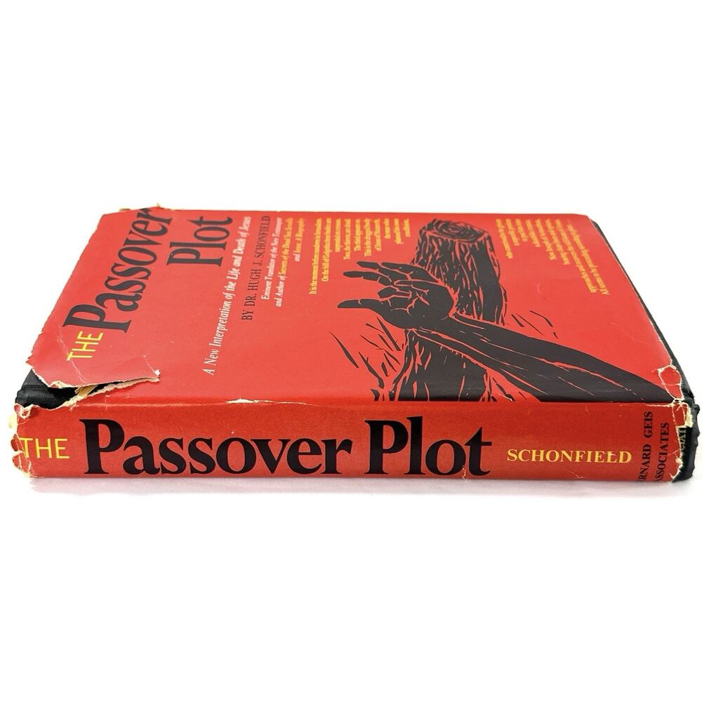 The Passover Plot by Hugh J. Schonfield 1965 HC w Dust Jacket Bernard Geis - Picture 4 of 10